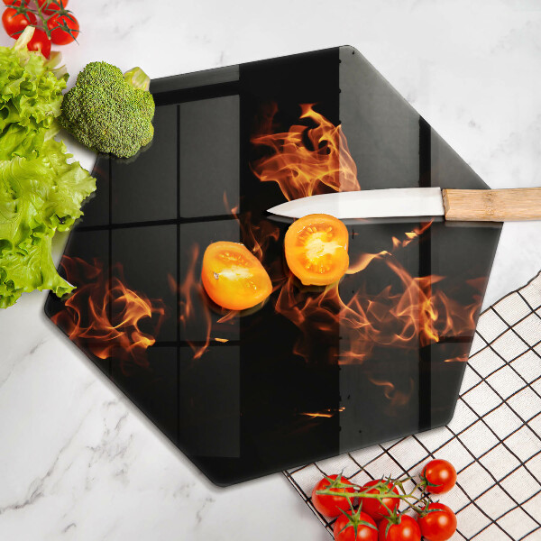 Deska kuchenna Ogień żywy płomień