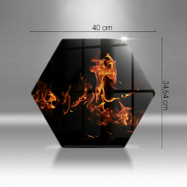 Deska kuchenna Ogień żywy płomień