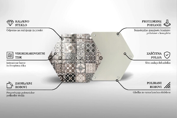 Deska szklana do kuchni Płytki ozdobne kafelki