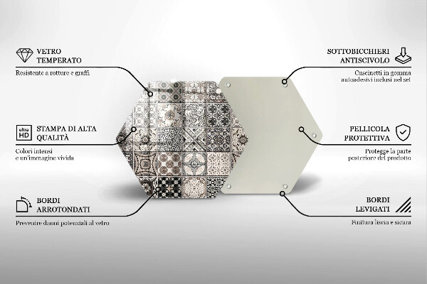 Deska szklana do kuchni Płytki ozdobne kafelki