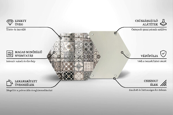 Deska szklana do kuchni Płytki ozdobne kafelki