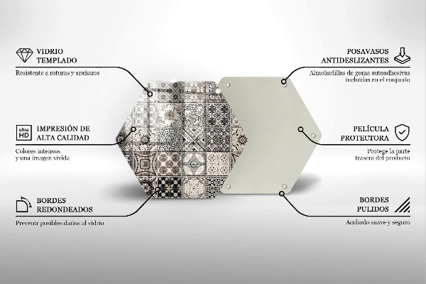 Deska szklana do kuchni Płytki ozdobne kafelki