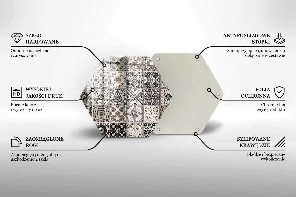 Deska szklana do kuchni Płytki ozdobne kafelki