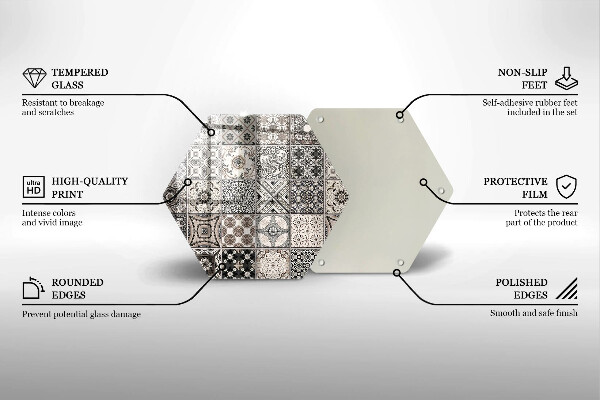 Deska szklana do kuchni Płytki ozdobne kafelki