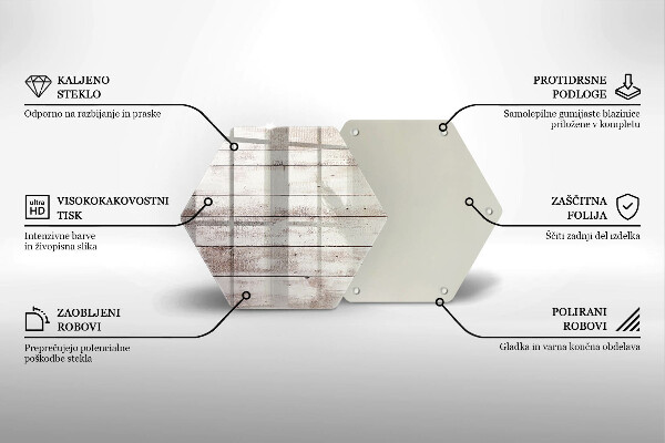 Deska szklana do kuchni Stare deski drewno