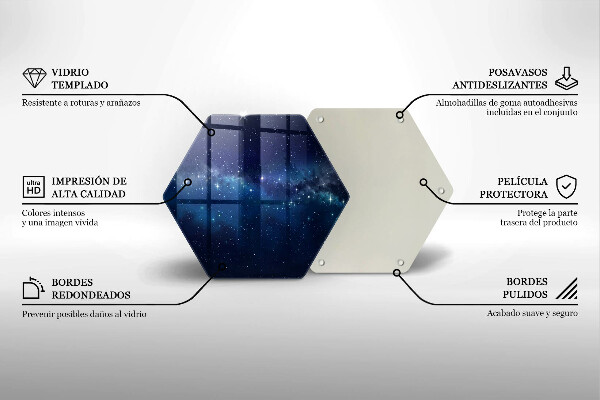 Deska szklana do kuchni Kosmos i gwiazdy