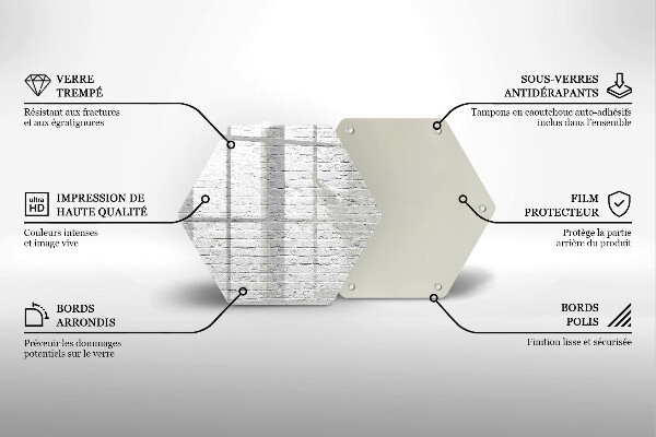 Deska szklana do kuchni Ściana mur cegły