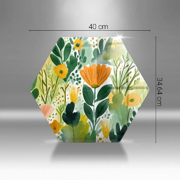 Deska kuchenna Malowane kwiaty