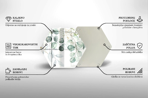 Deska kuchenna Malowane rośliny