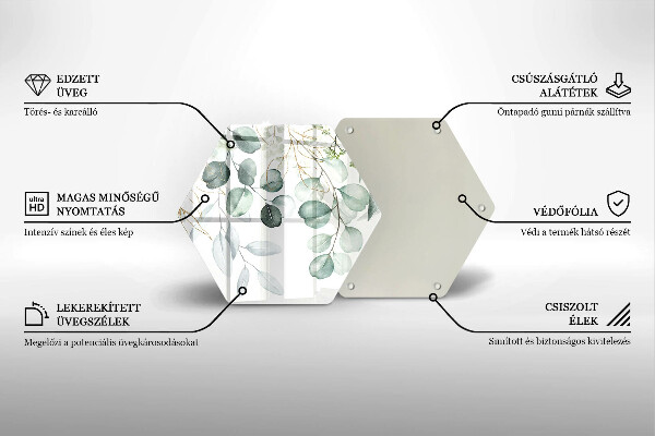 Deska kuchenna Malowane rośliny