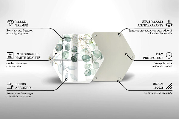 Deska kuchenna Malowane rośliny