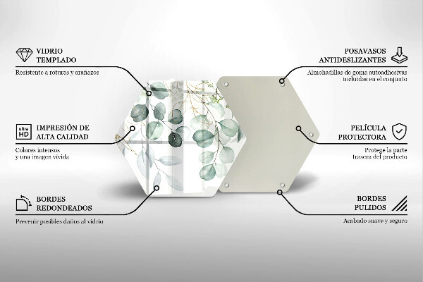Deska kuchenna Malowane rośliny