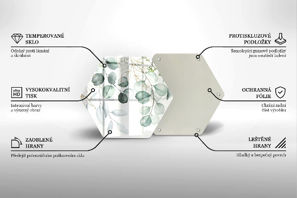 Deska kuchenna Malowane rośliny