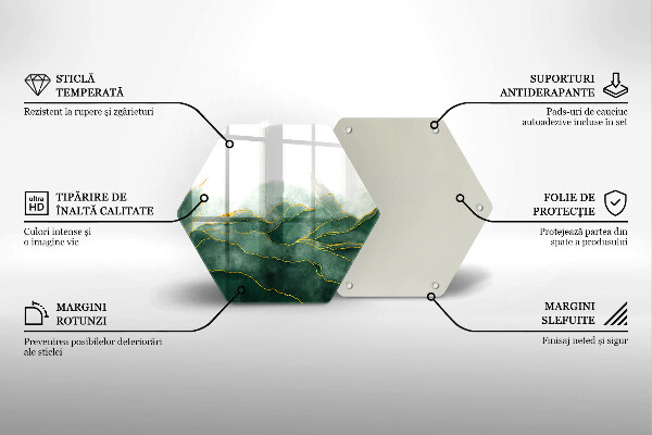 Deska szklana do kuchni Abstrakcja natura
