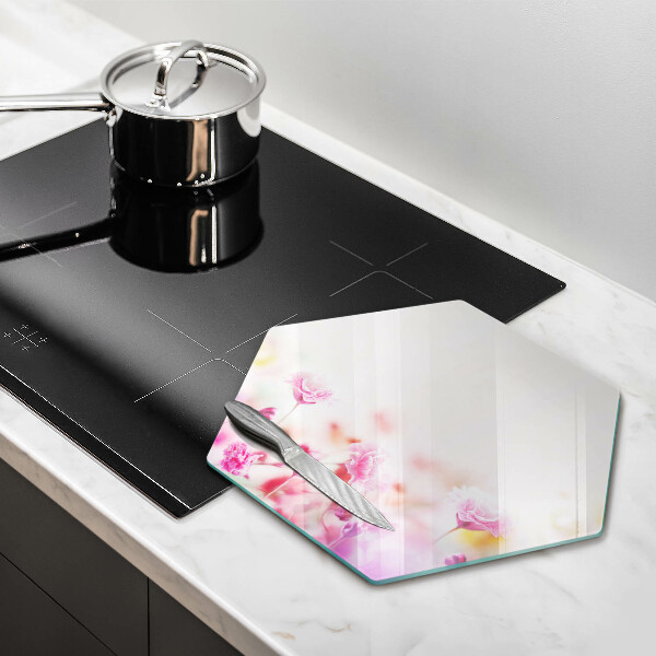 Deska szklana do kuchni Łąka kwiatów