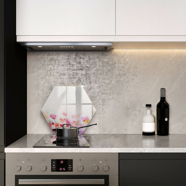 Deska szklana do kuchni Łąka kwiatów