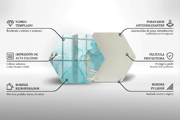 Deska szklana do kuchni Abstrakcja kamień