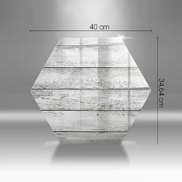 Deska szklana do kuchni Jasne drewniane deski