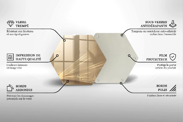 Deska szklana do kuchni Nowoczesna abstrakcja