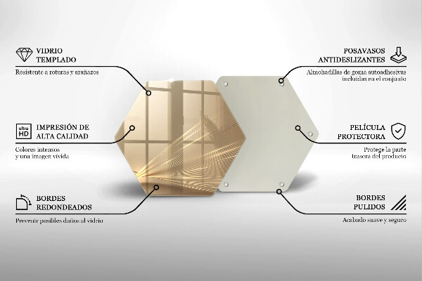 Deska szklana do kuchni Nowoczesna abstrakcja