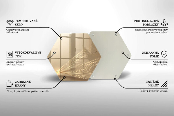 Deska szklana do kuchni Nowoczesna abstrakcja