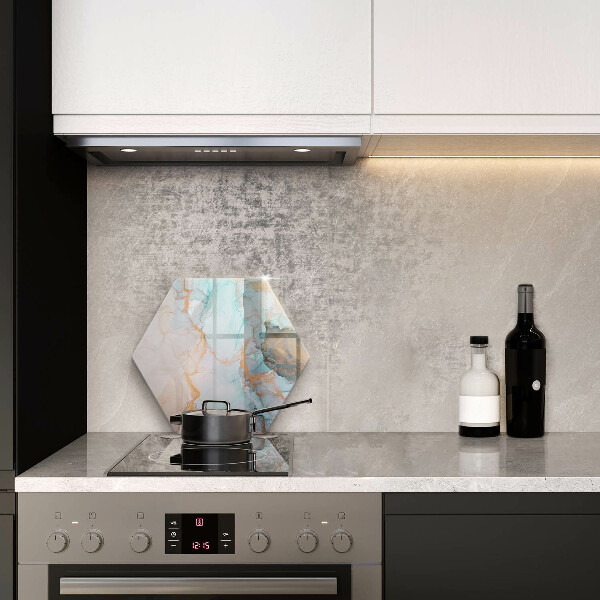 Deska szklana do kuchni Abstrakcja marmur