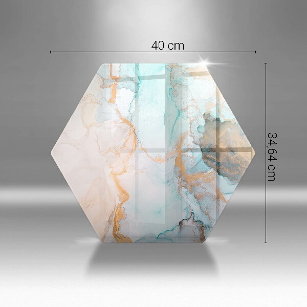 Deska szklana do kuchni Abstrakcja marmur