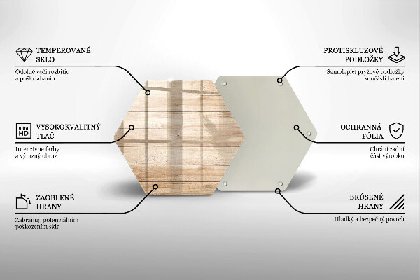 Deska szklana do kuchni Drewniane deski