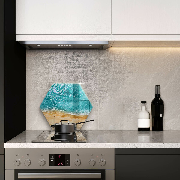 Deska szklana do kuchni Brzeg plaży i morze