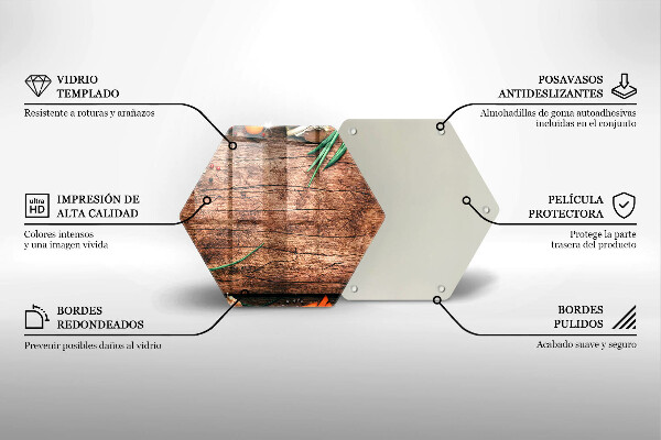 Deska szklana do kuchni Drewniana deska kuchenna