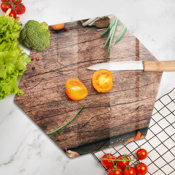 Deska szklana do kuchni Drewniana deska kuchenna