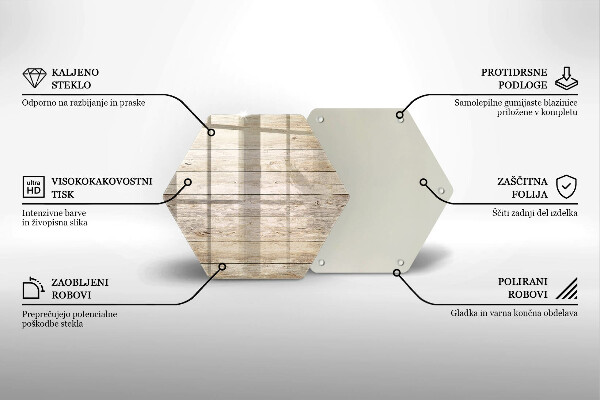 Deska szklana do kuchni Drewniane deski