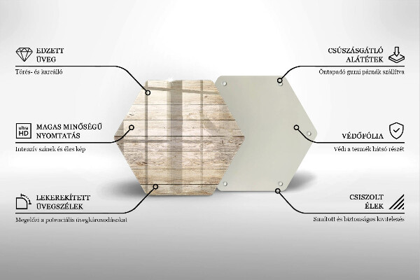 Deska szklana do kuchni Drewniane deski
