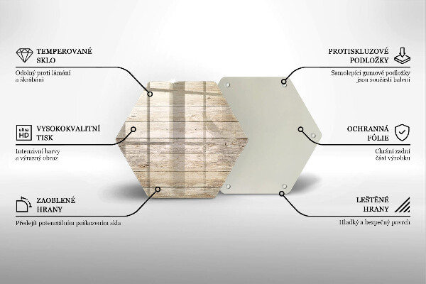 Deska szklana do kuchni Drewniane deski