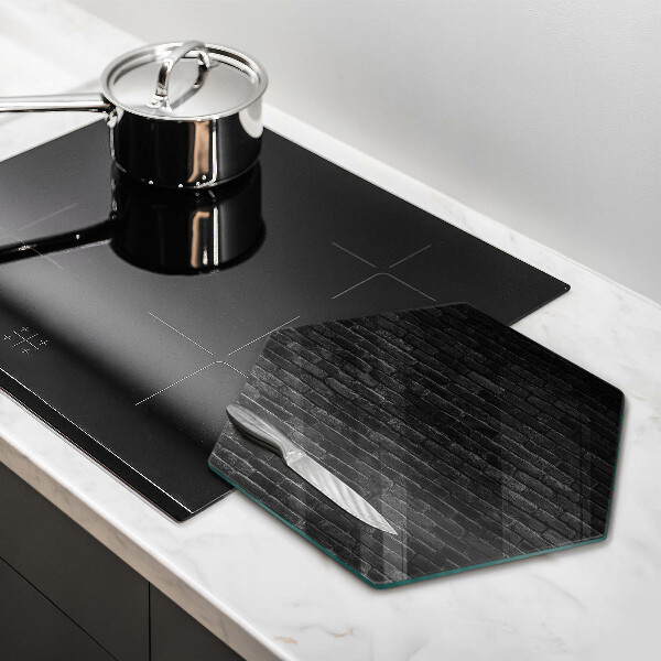 Deska szklana do kuchni Mur ściana cegły