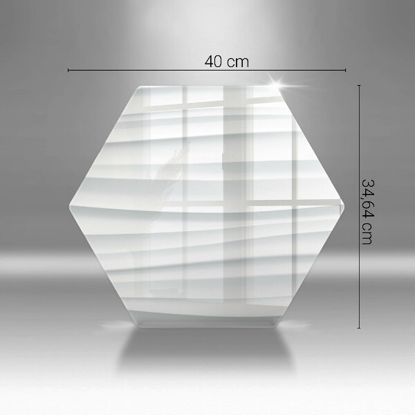 Deska szklana do kuchni Nowoczesna struktura