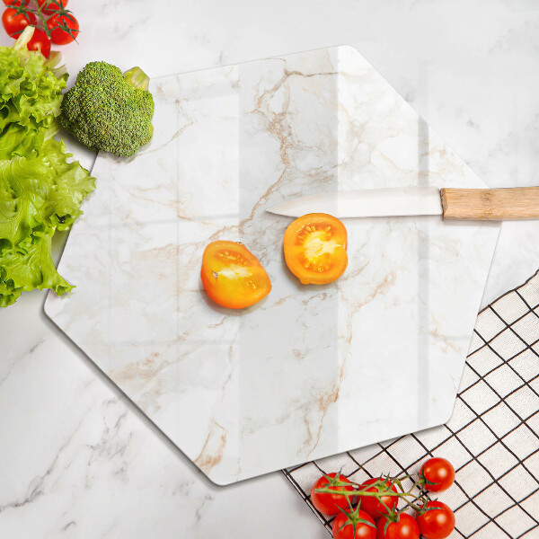 Deska szklana do kuchni Dekoracyjny kamień marmur