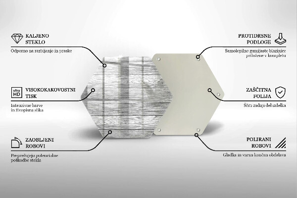 Deska szklana do kuchni Drewno stare deski