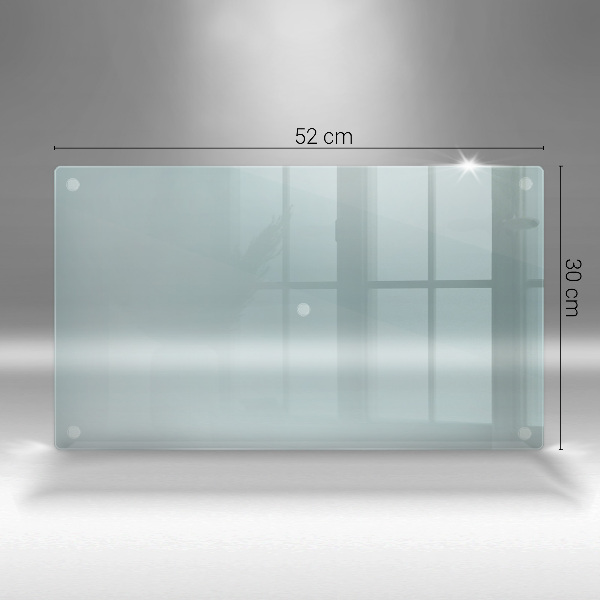 Transparentna deska szklana o wymiarach 52x30 cm
