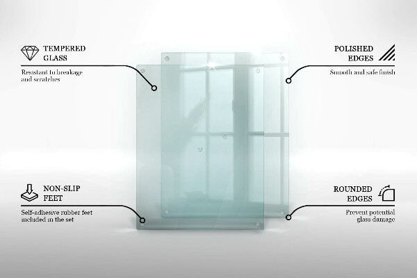 Deska kuchenna przezroczysta 52x40 cm