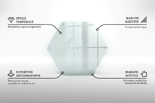 Deska kuchenna przezroczysta h40 cm