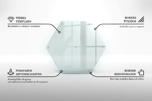 Deska kuchenna przezroczysta h40 cm