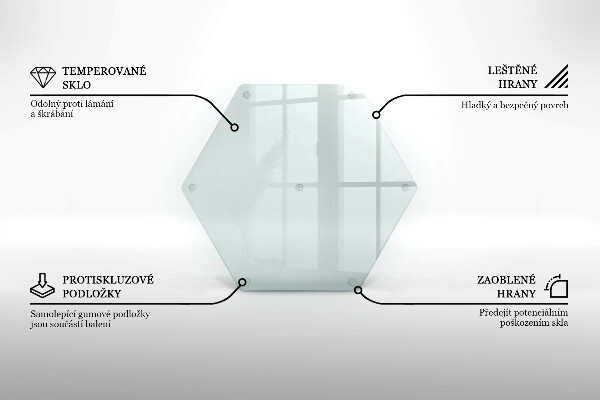 Deska kuchenna przezroczysta h40 cm