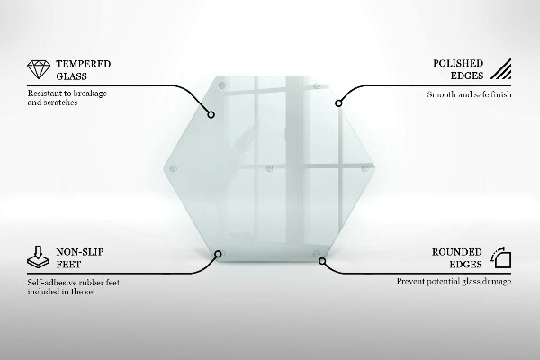 Deska kuchenna przezroczysta h40 cm