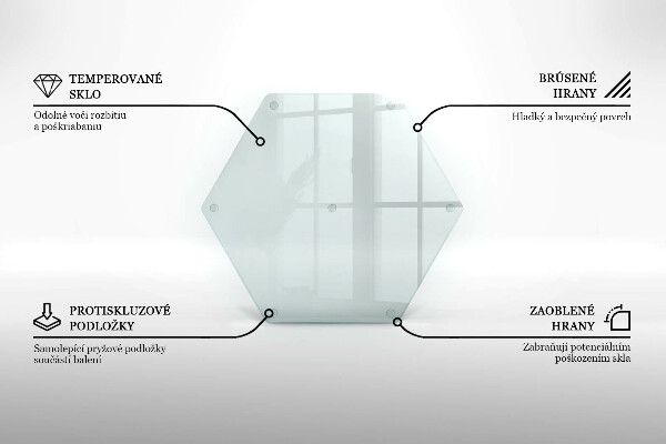 Deska kuchenna przezroczysta h40 cm