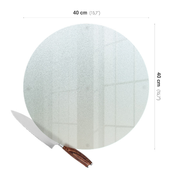 Okrągła deska kuchenna o średnicy 40 cm