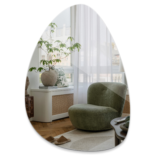 Designerskie lustro jajko 57x80 cm