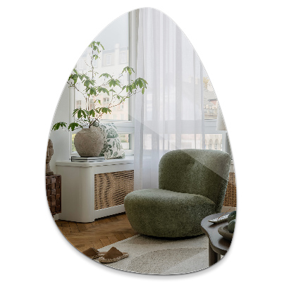 Designerskie lustro jajko 57x80 cm