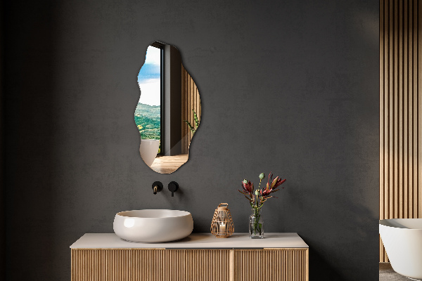 Lustro organiczne plama dekoracyjne 40x80