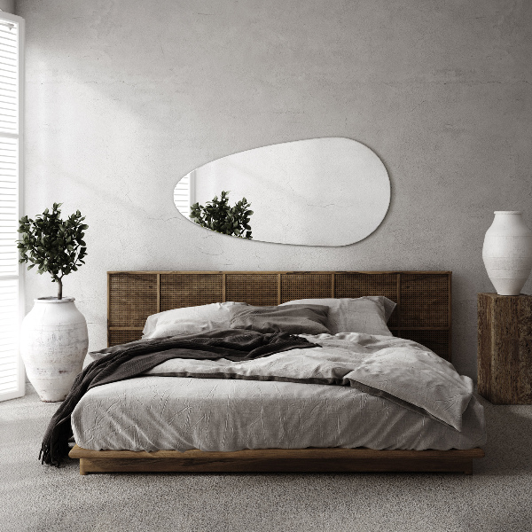 Lustro nieregularne łezka bez ramy 50x100 cm